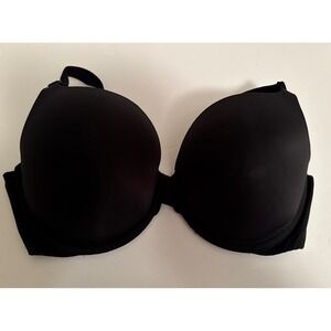 38D Victoria's Secret Womens Black Lined Underwire Back Closure T-Shirt Bra 3Q